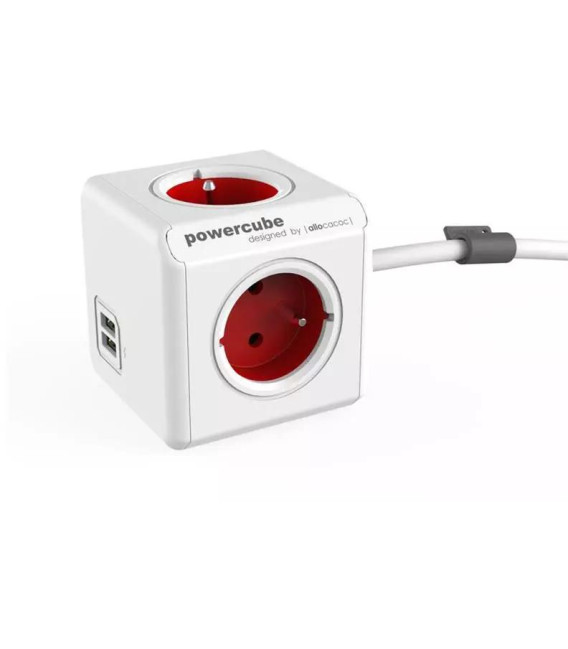 PowerCube Extended USB Red - Nezbytný Doplněk pro každodenní život - Kupte nyní