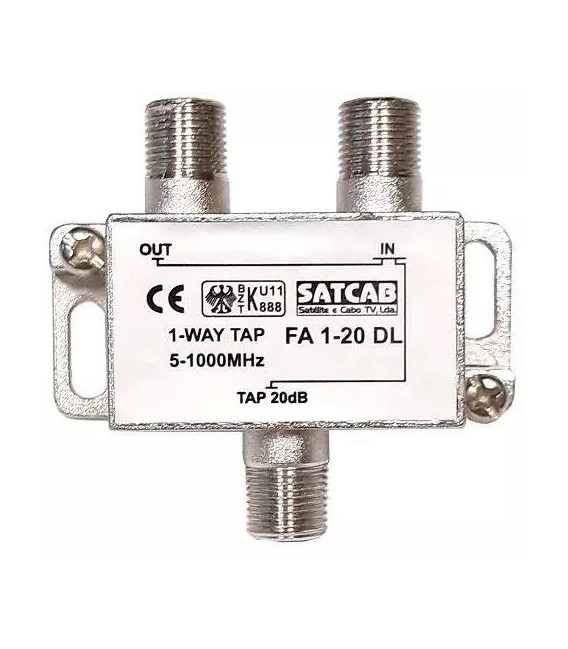 Odbočovač FAC1-10 1xF - 2xF, 5-1000 MHz, 20dB