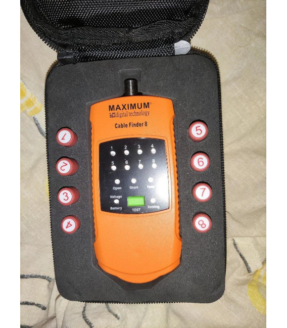 Maximum Cable Finder 8 - Zařízení pro měření, detekci zkratů, signalů a napětí - Vše pro dokonalou diagnostiku