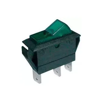 Přepínač kolébkový 2pol./3pin ON-OFF 20A/12VDC pro