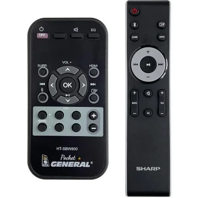 SHARP HT-SBW800, HT-SBW460 - dálkový ovladač - dup