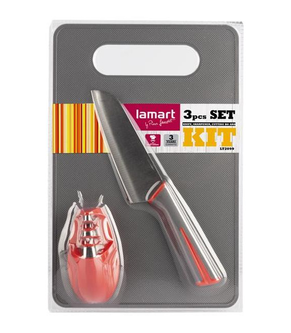 Prkénko LAMART LT2099 Kit s nožem a brouskem