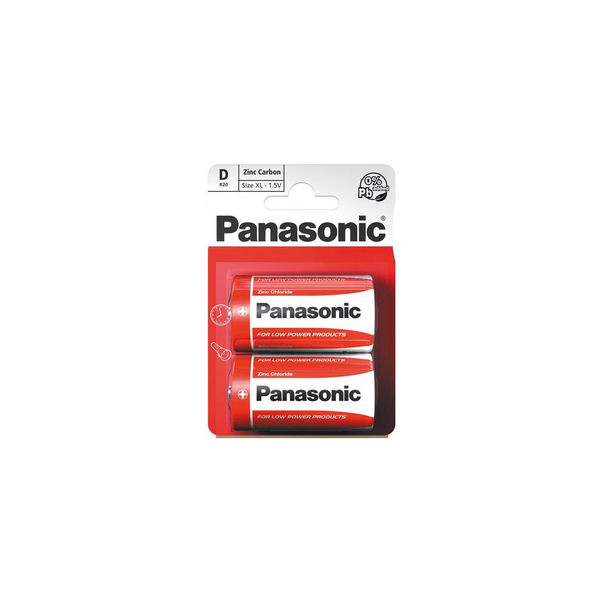 More about Baterie D (R20) Zn-Cl PANASONIC Red 2ks / blistr
