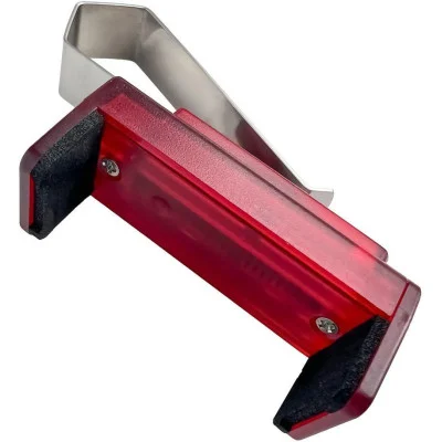 Držák na dálkové ovladače pro brány a vrata - TRANSPARENTNÍ ČERVENÁ kompatibilní