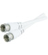 Anténní kabel F / F TIPA 2,5m bílá
