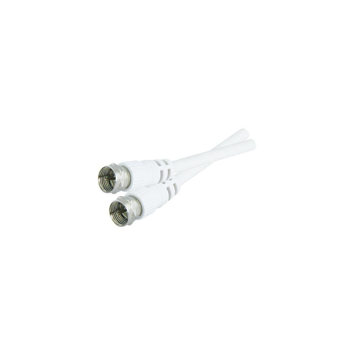 Anténní koaxiální Kabel F / F TIPA 5m Bílá