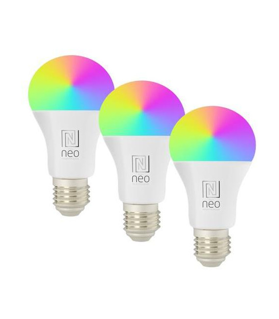 Smart sada LED žárovek E27 9W RGBW IMMAX NEO 07712C WiFi Tuya