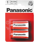 Baterie C (R14) Zn-Cl PANASONIC Red 2ks / blistr