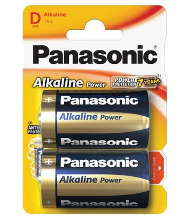 Baterie D (R20) alkalická PANASONIC Alkaline Power 2ks / blistr