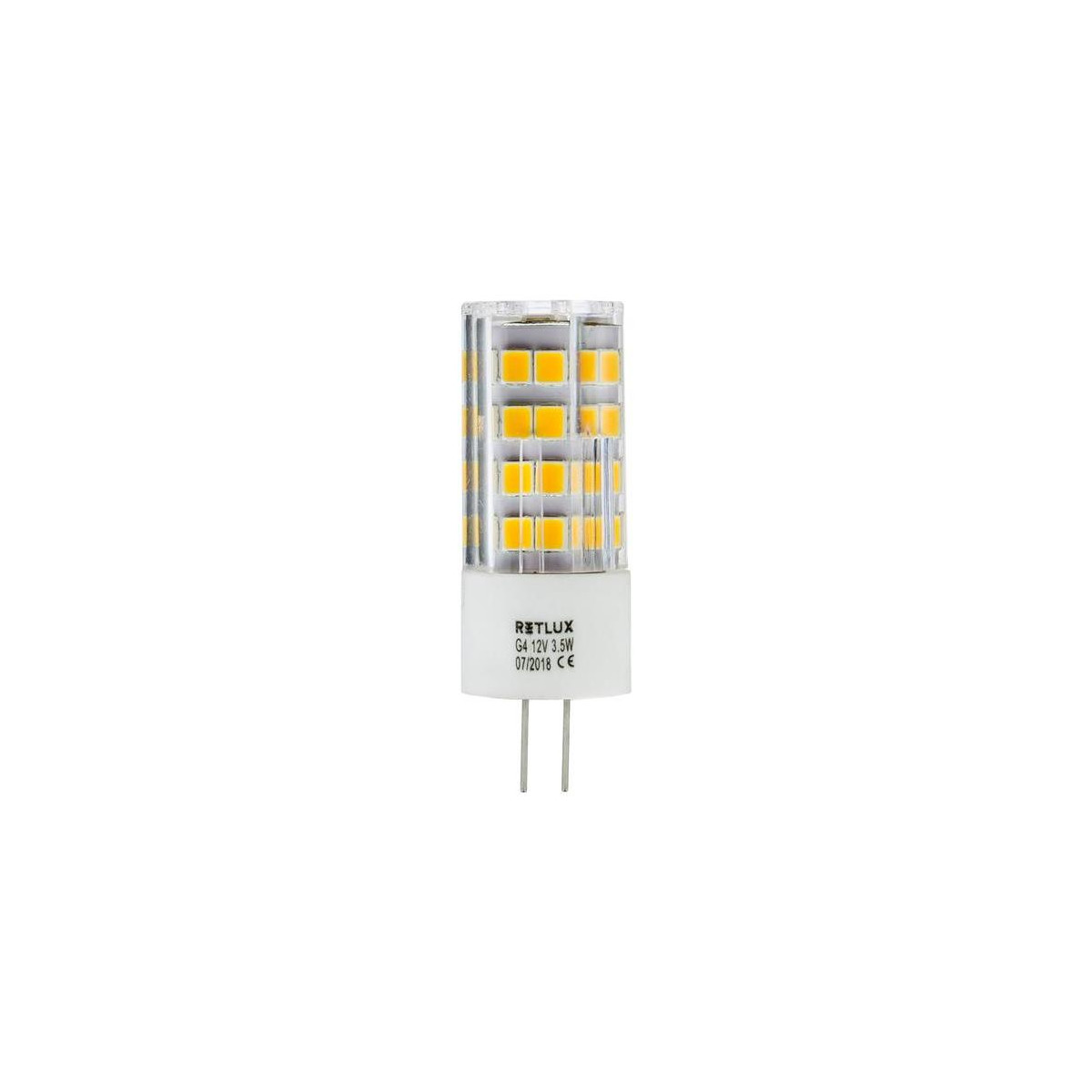 Žárovka LED G9 3,5W bílá teplá RETLUX RLL 298