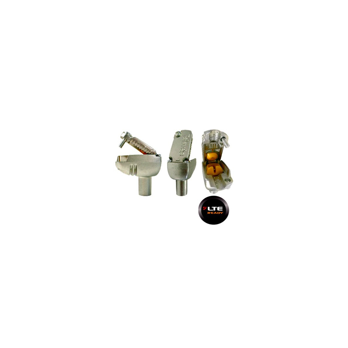 Konektor anténní úhlový PROFI kovový - samec PRO e
