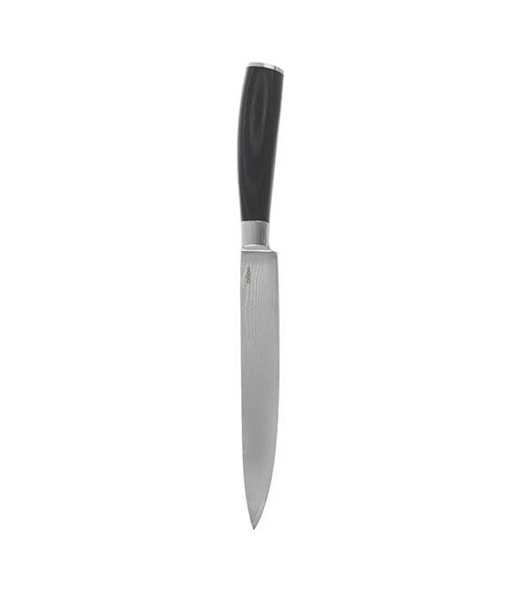 Nůž kuchyňský ORION damašková ocel/pakka 15,5cm
