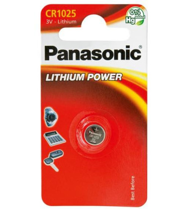 Baterie CR1025 PANASONIC lithiová 1ks / blistr