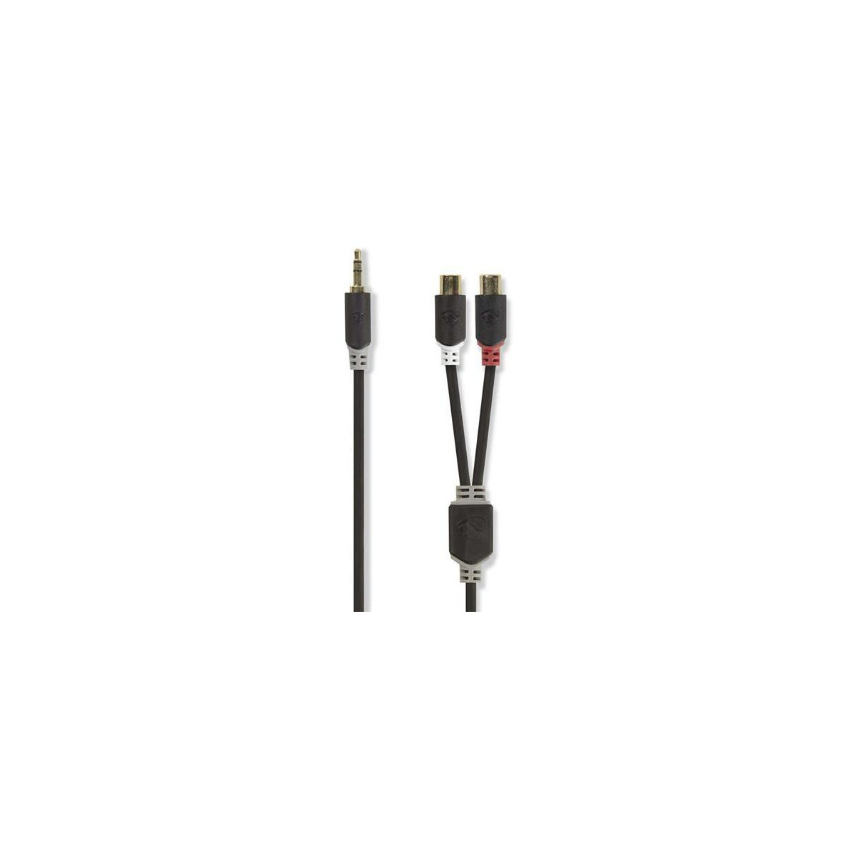 Kabel Jack 3,5mm stereo/2x Cinch 0,2m NEDIS CABW22250AT02