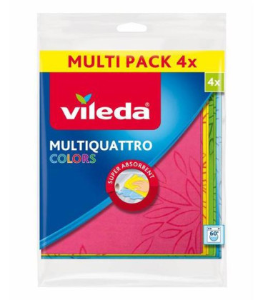 Hadřík VILEDA Multiquattro Colors 164519 4ks