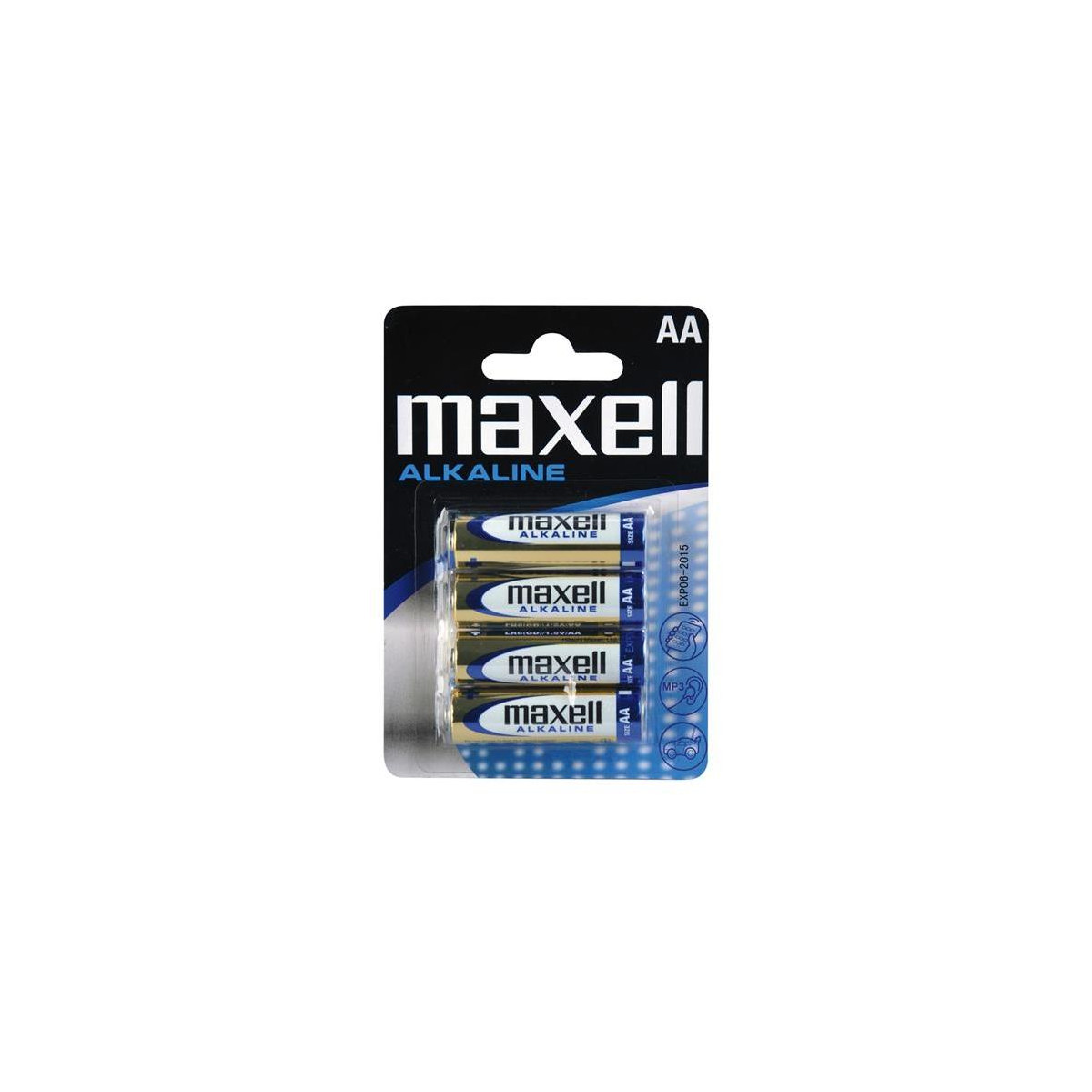 Baterie AA (R6) alkalická MAXELL 4ks / blistr