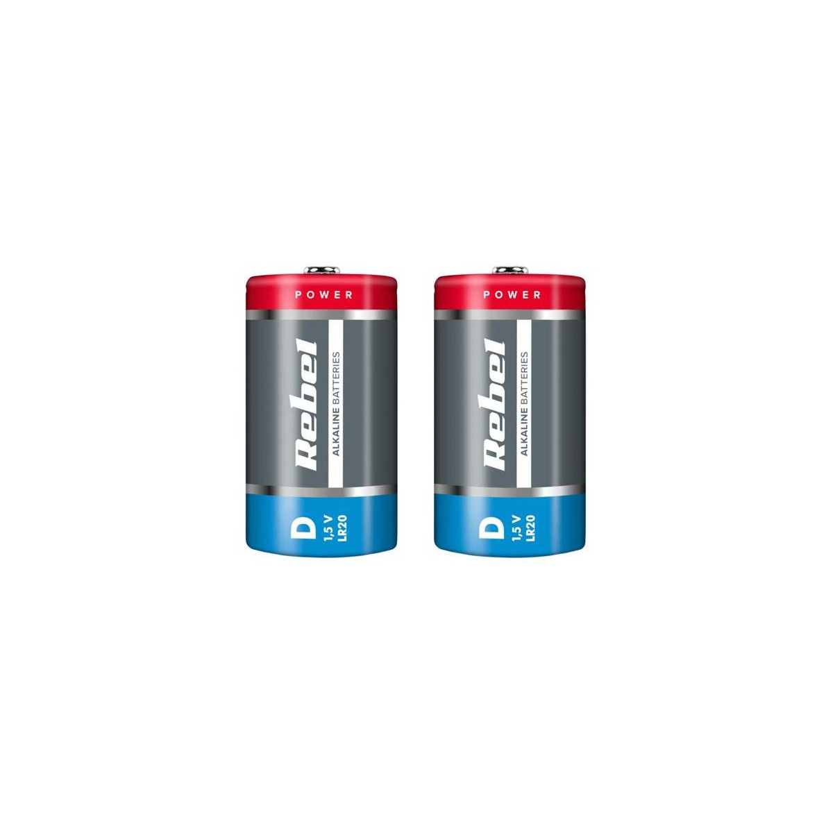 More about Baterie D (R20) alkalická REBEL Alkaline 2ks / shrink BAT0064