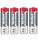 Baterie AA (R6) Zn-Cl REBEL 4ks / shrink BAT0081