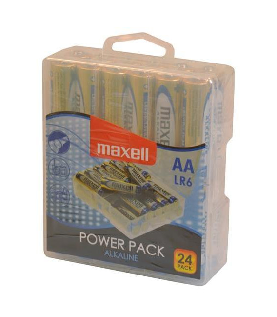 Baterie AA (R6) alkalická MAXELL Power Pack 24ks