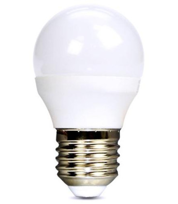 Žárovka LED E27 6W G45 bílá přírodní SOLIGHT WZ418-1