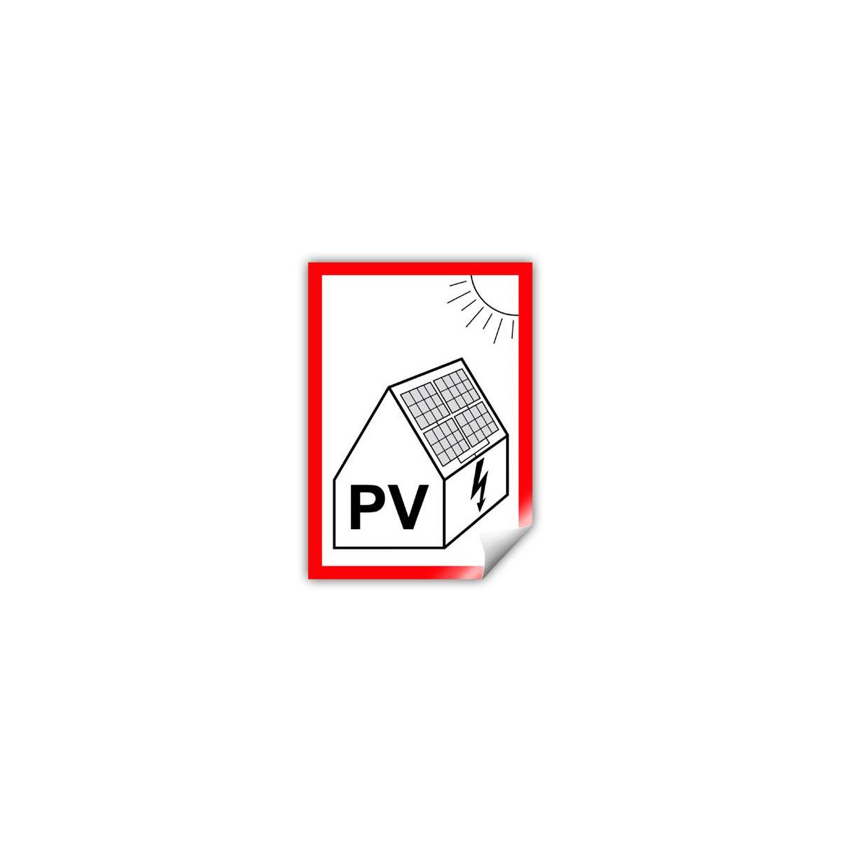 Viac oPV symbol na fotovoltaiku 75x105 mm