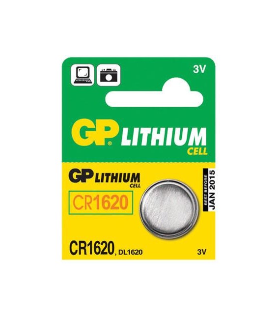 Baterie CR1620 GP lithiová