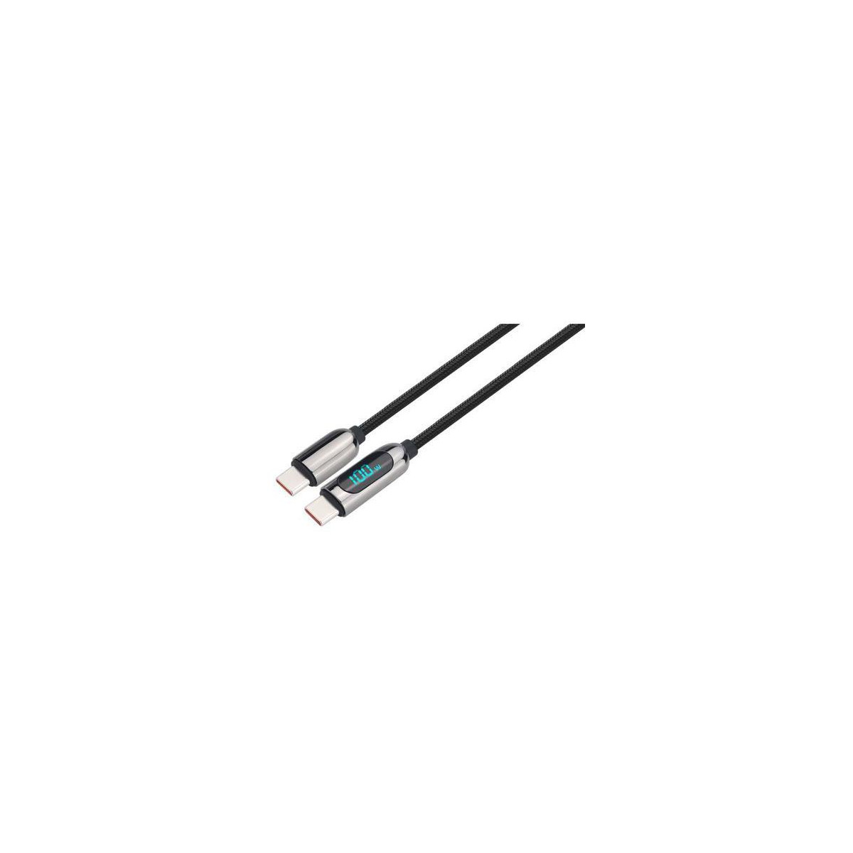 Kabel SOLIGHT SSC1801 USB-C/USB-C 1m Black