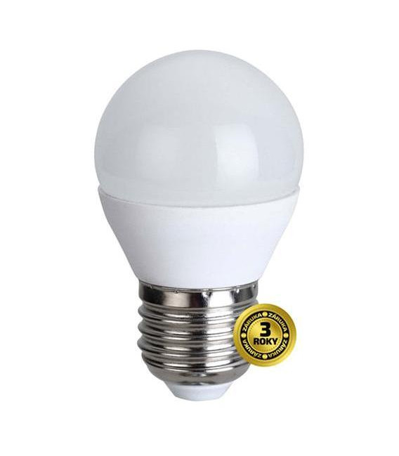 Žárovka LED E27 6W G45 bílá teplá SOLIGHT WZ412-1