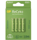Baterie AAA (R03) nabíjecí 1,2V/950mAh GP Recyko 4ks