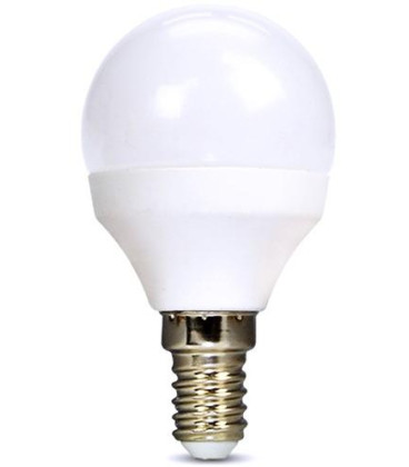 Žárovka LED E14 8W miniGLOBE bílá neutrální SOLIGHT WZ430-1