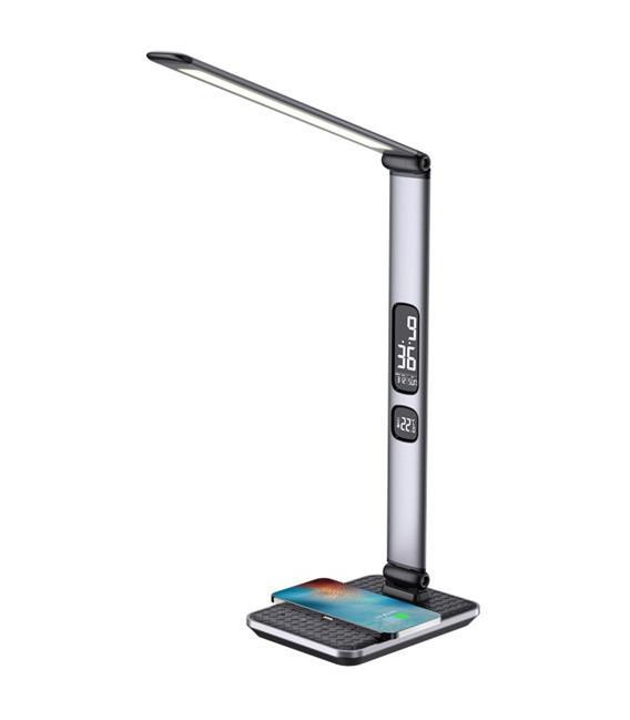 Lampa stolní IMMAX Heron 2 08968L USB s bezdrátovým nabíjením Qi