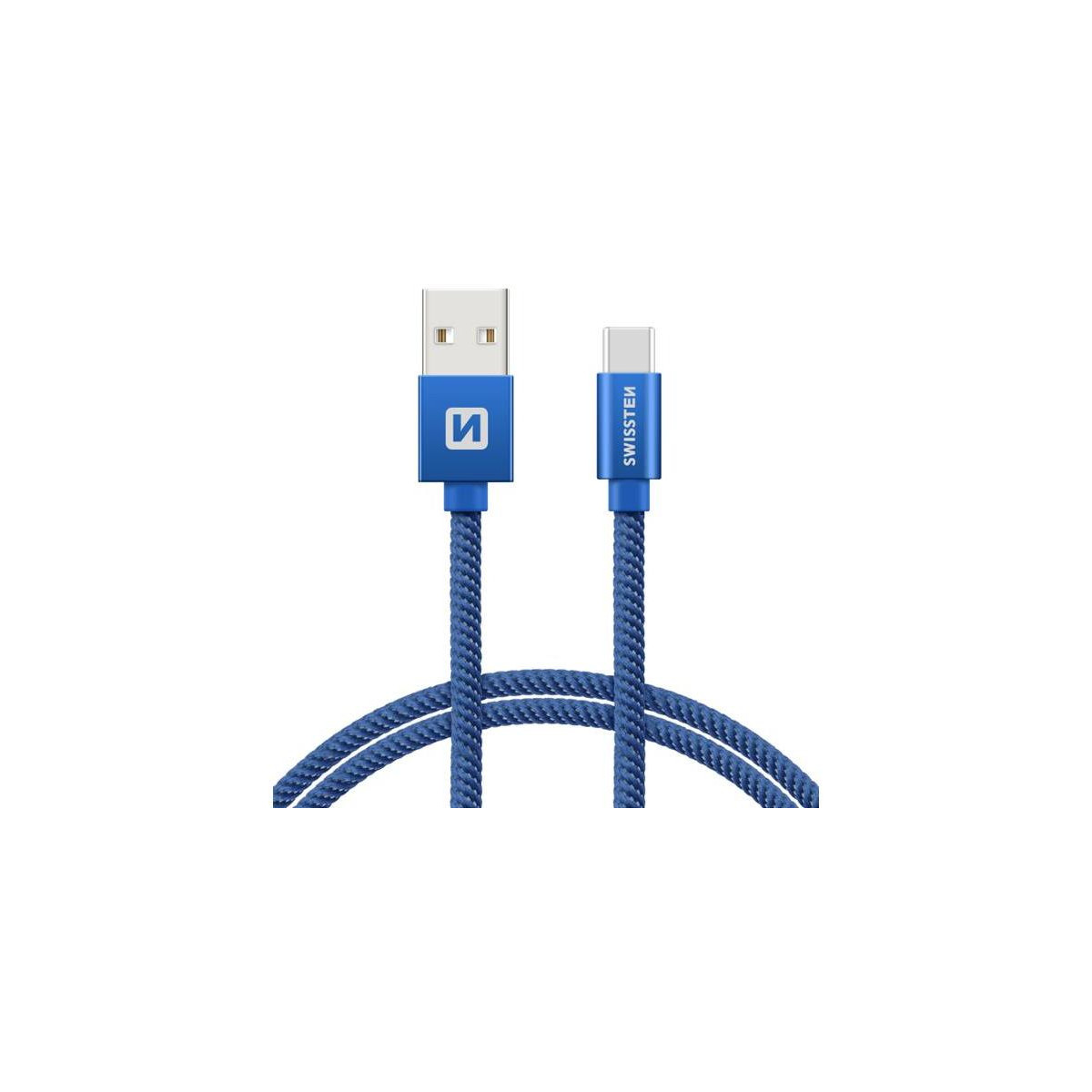 Viac oKabel SWISSTEN 71521208 USB/USB-C 1,2m Blue