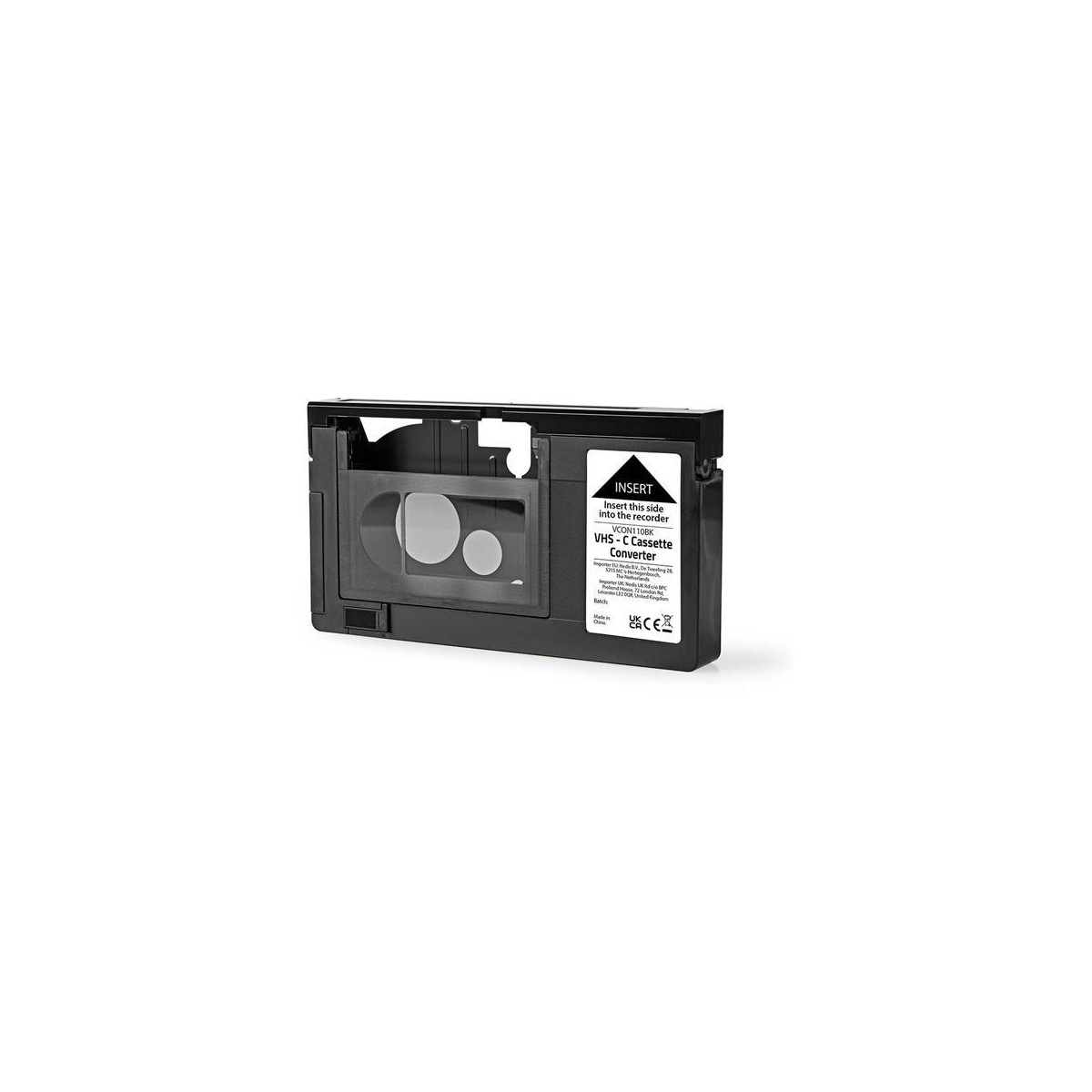 Převodník VHS-C/VHS NEDIS VCON110BK