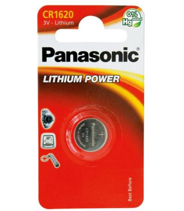 Baterie CR1620 PANASONIC lithiová 1ks / blistr