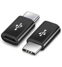 Redukce USB micro - USB C, černá