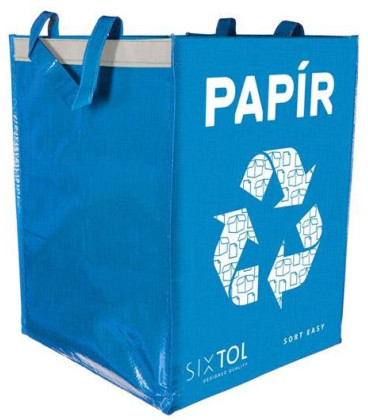 Taška na tříděný odpad SIXTOL Sort Easy Paper 36l