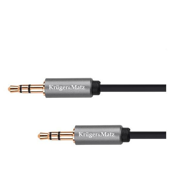 Kabel KRUGER & MATZ JACK 3.5 konektor/JACK 3.5 konektor 1m KM1226 Basic