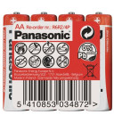 Baterie AA (R6) Zn-Cl PANASONIC Red 4ks / shrink