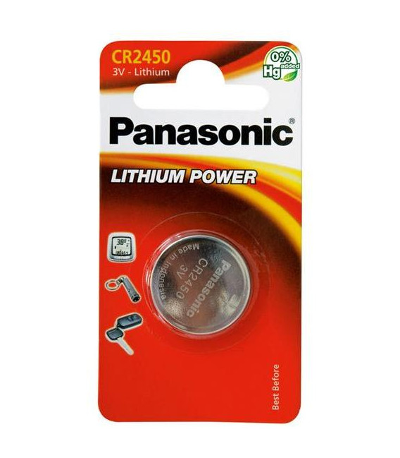 Baterie CR2450 PANASONIC lithiová 1ks / blistr