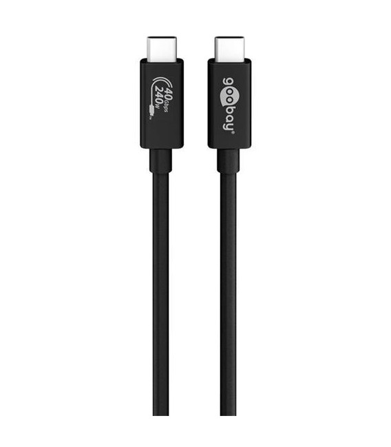 Kabel GOOBAY 61717 USB-C/USB-C 1m Black
