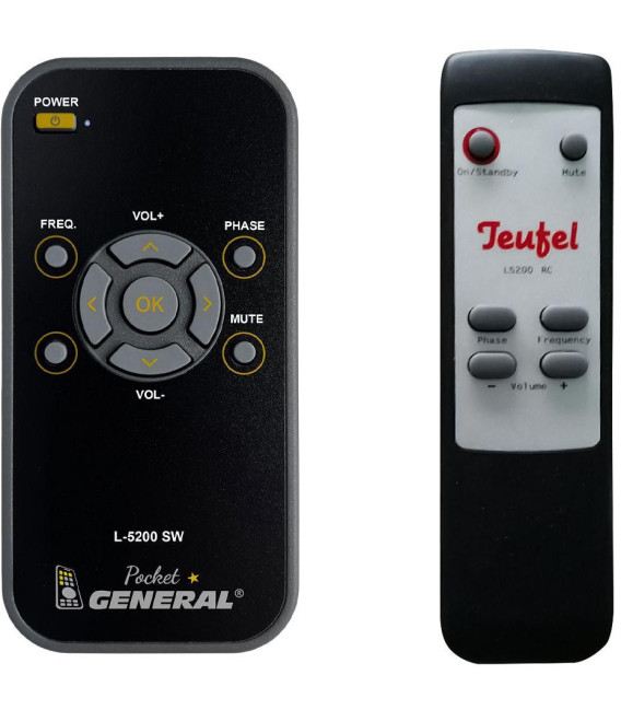 TEUFEL L5200 RC - dálkový ovladač duplikát kompatibilní