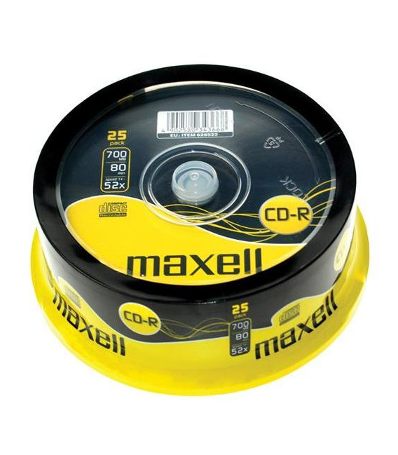 CD-R 700MB MAXELL 52x 25ks