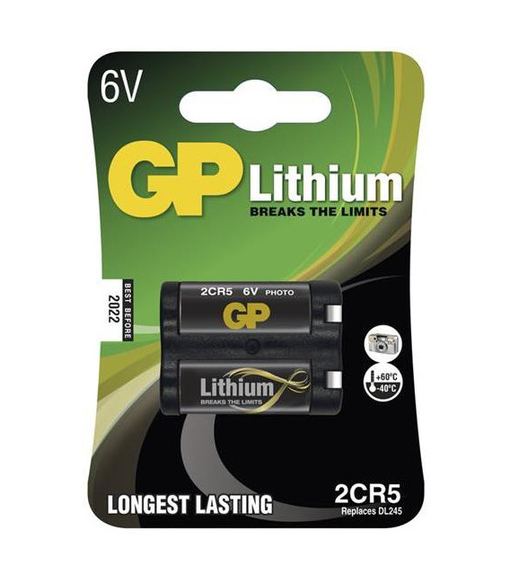 Baterie 2CR5 GP lithiová (foto)