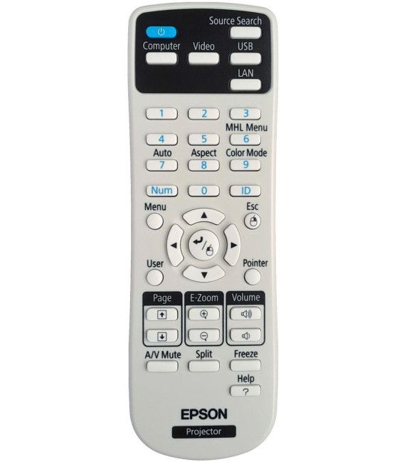EPSON 1626366, EB-955WH , EB-965H , EB-98H , EB-S27 , EB-W28 , EB-W29 , EB-X27 , EB-X29 , EB-X30 Powerlite - originální dálkový 