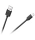Kabel CABLETECH KPO3946 USB/Lightning 1m Black