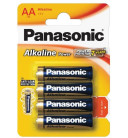 Baterie AA (R6) alkalická PANASONIC Alkaline Power 4ks / blistr