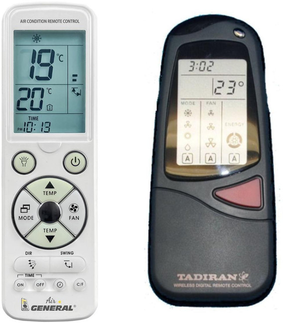 TADIRAN TAC490 - náhradní dálkový ovladač kompatibilní