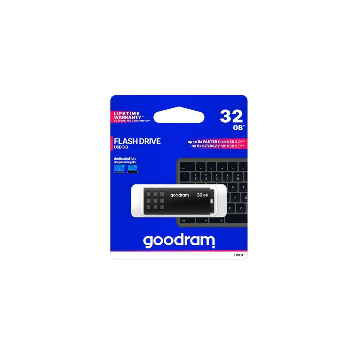 More about Flash disk GOODRAM USB 3.0 32GB bílo-černý