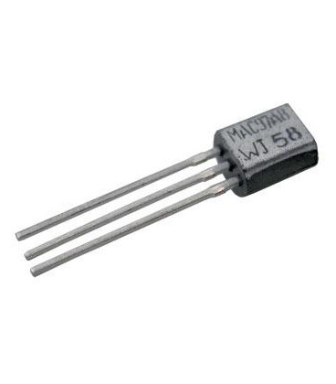 Tranzistor BC547A NPN 45V,0.1A,0.5W,100MHz TO92