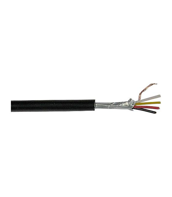 Stíněný kabel čtyřžilový - 4x, společné stínění
